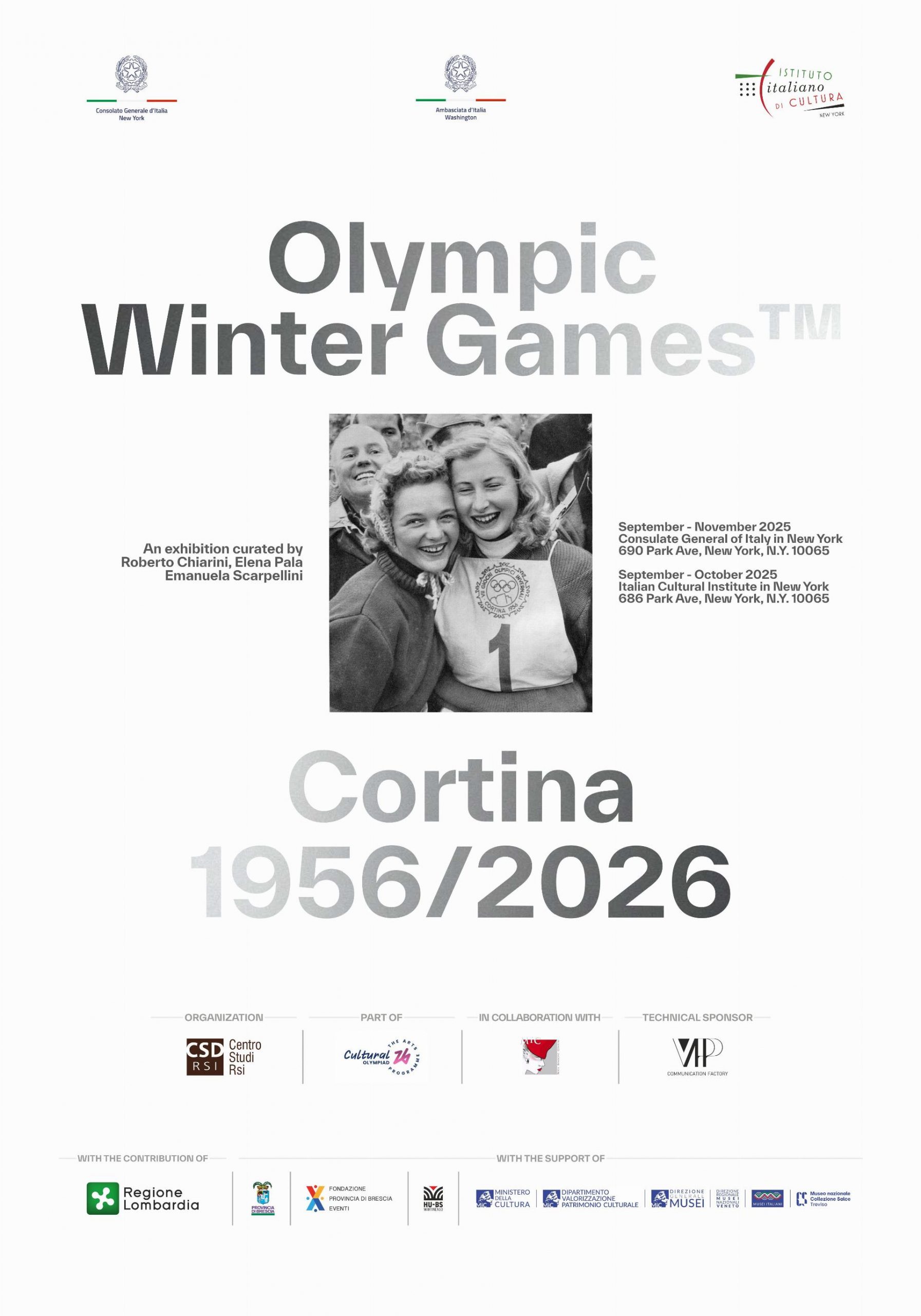 Olympic Winter Games™ - Milano Cortina 1956/2026 - Mostra dal 25 Settembre