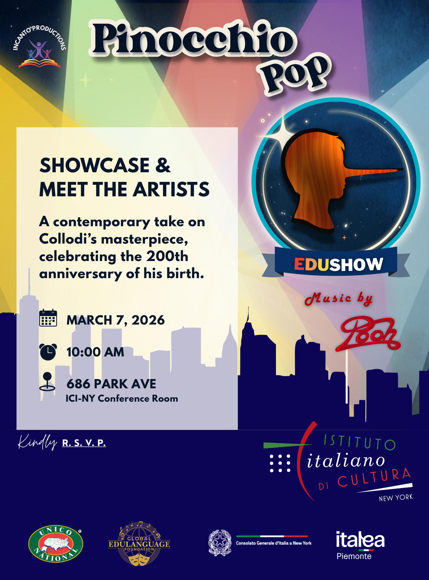 Locandina Pinocchio POP
