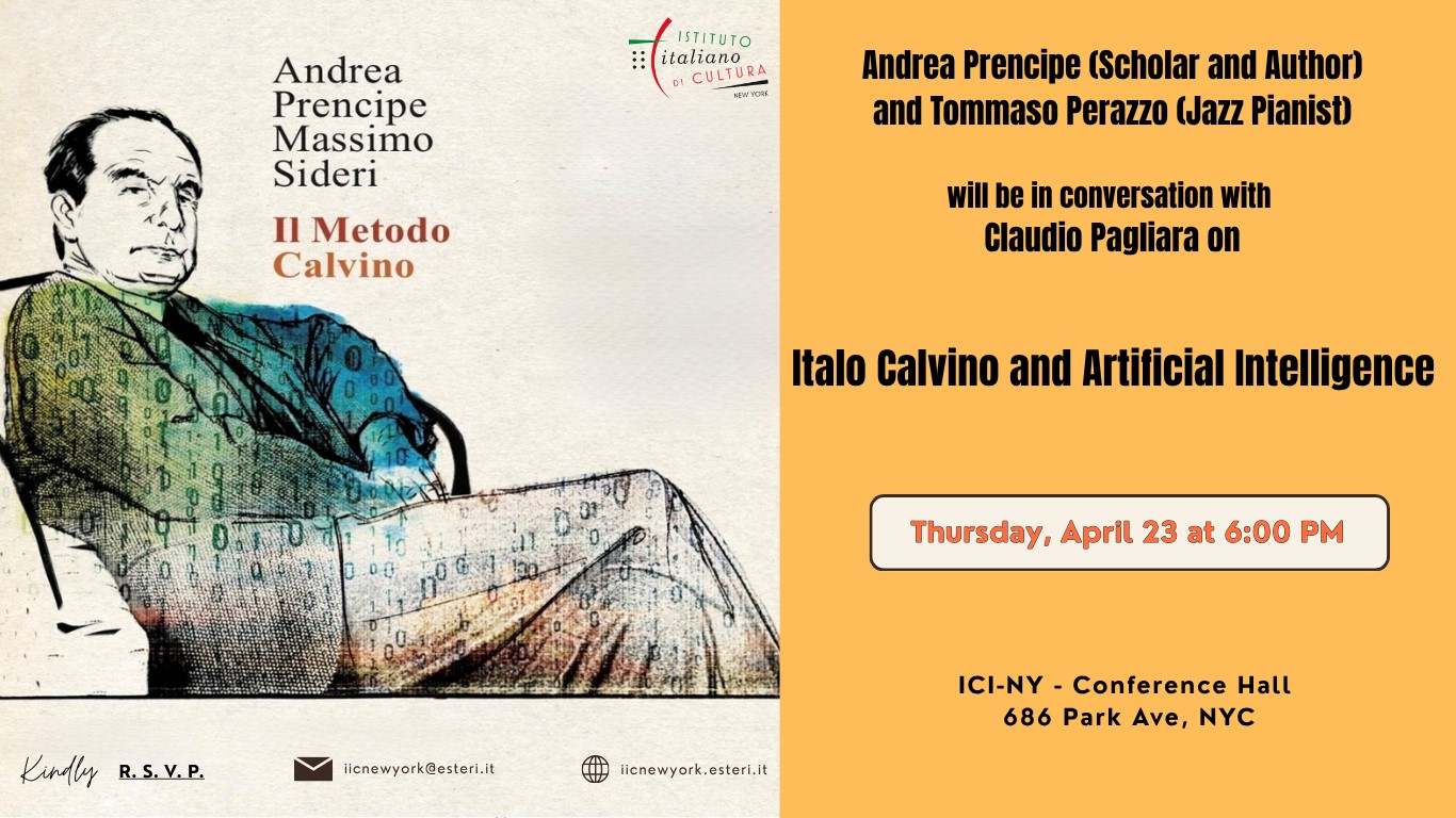 Italo Calvino and Artificial Intelligence Words and Jazz 23 APRILE