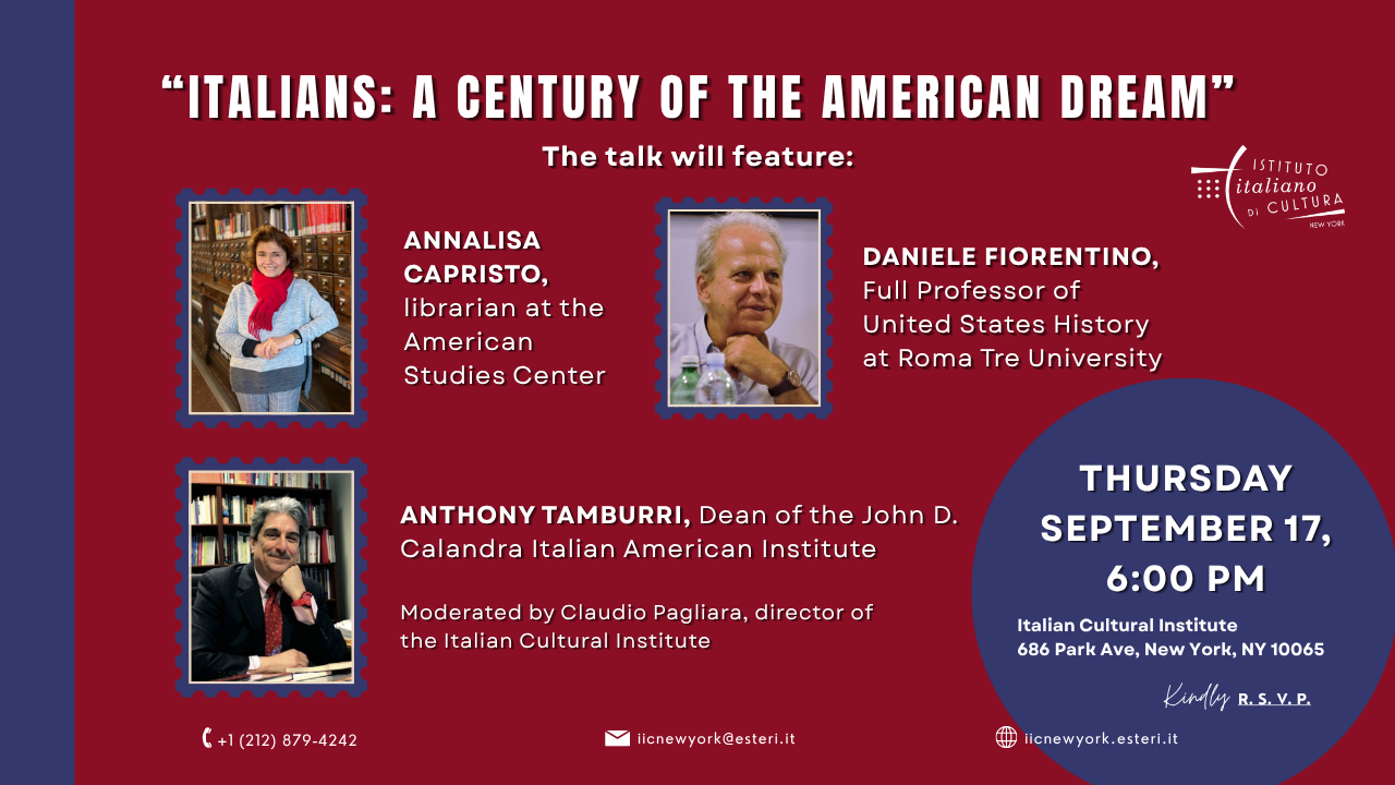 italians, a century of the american dream – orizzontale